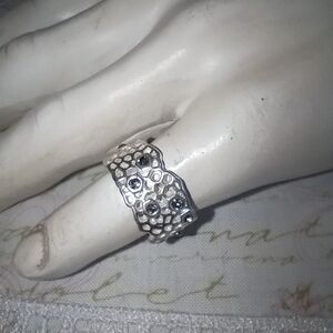 Honeycomb Statement Ring